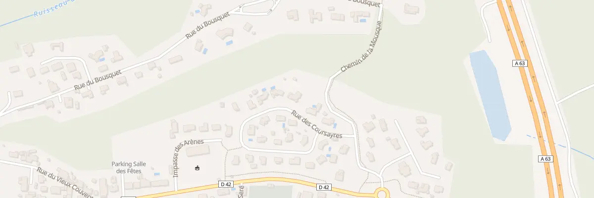 Plan du 132 Rue des Coursayres à Castets