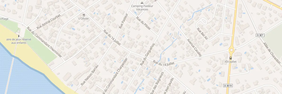 Plan du 31 Rue du Quatorze Juillet à Arès