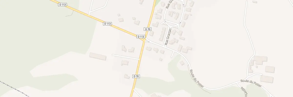 Plan du 24 Rte du Potier à Angoumé