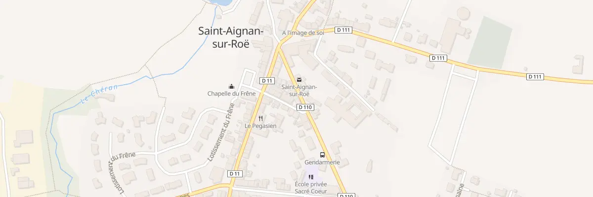 Plan du 11 Rue Pierre Boisrame à Saint-Aignan-sur-Roë