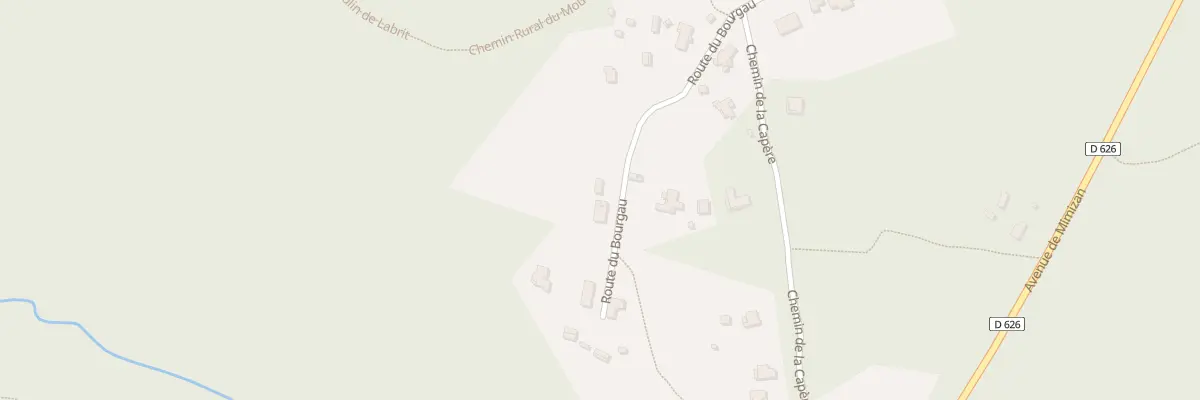 Plan du 920 Rte du Bourgau à Pontenx-les-Forges