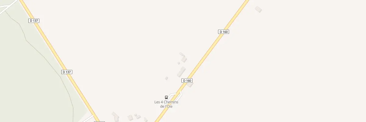 Plan du 13 Les Quatre Chemins (Rd160) à Sainte-Florence