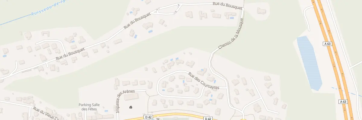 Plan du 160 Rue des Coursayres à Castets