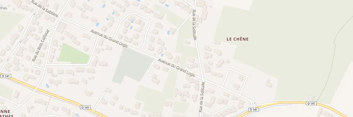 Plan du 23 Av du Grand Logis aux Mathes