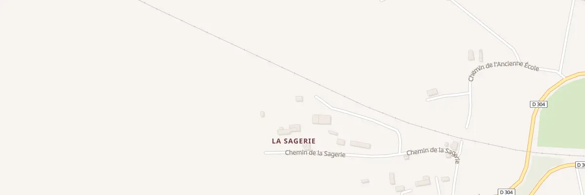 Plan du 172 Che de la Sagerie à Saint-Aubin-des-Bois