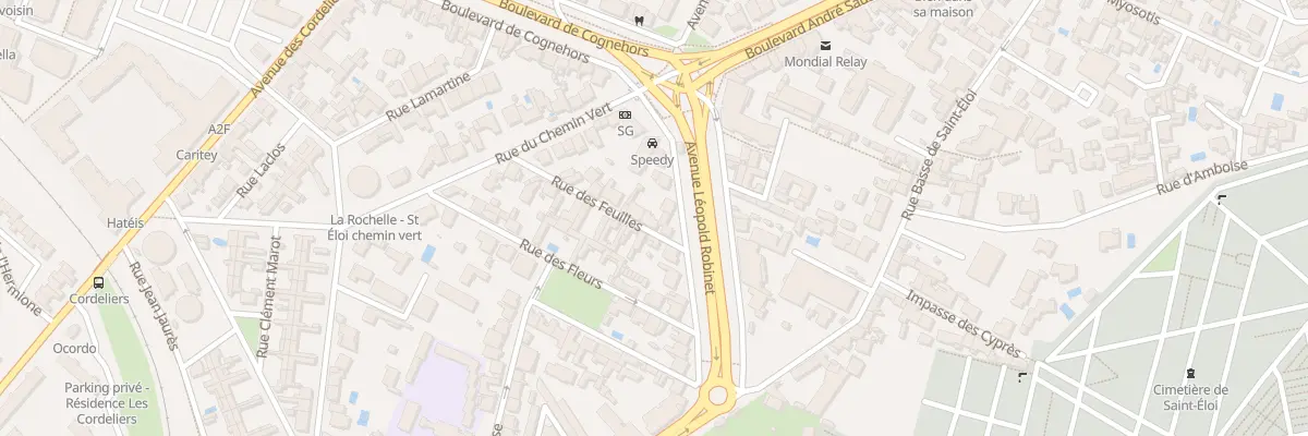 Plan du 4 Rue des Feuilles à La Rochelle