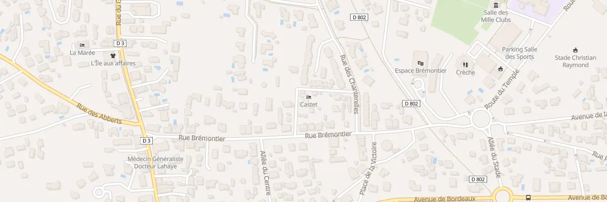 Plan du 23B Rue Bremontier à Arès