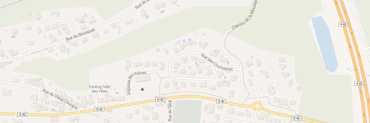 Plan du 167 Rue des Coursayres à Castets