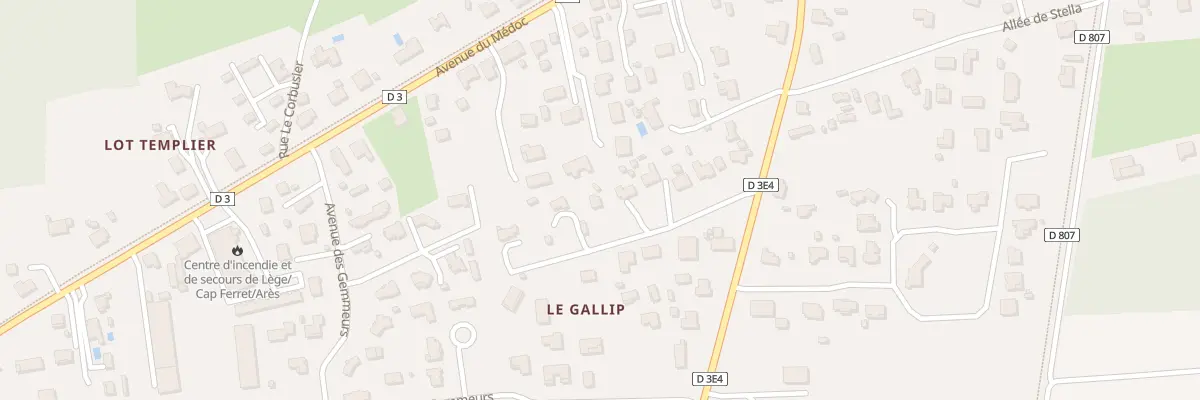 Plan du 11 Sq du Moulin à Lège-Cap-Ferret