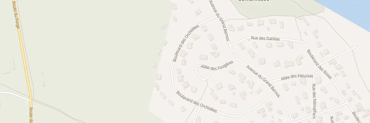Plan du 9 Bd des Orchidées à Lacanau