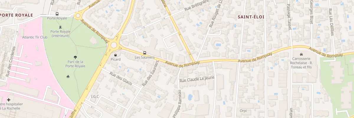 Plan du 37 Av de Rompsay à La Rochelle