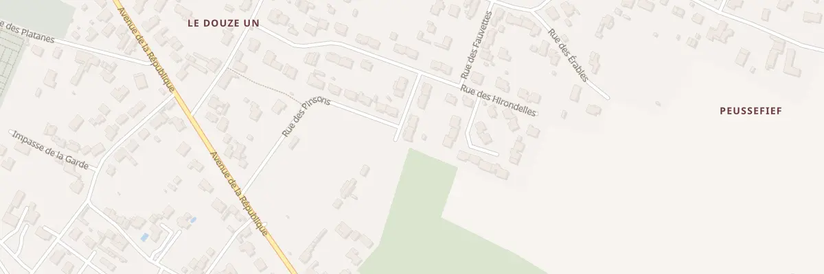 Plan du 1 Rue des Mesanges à Bourcefranc-le-Chapus