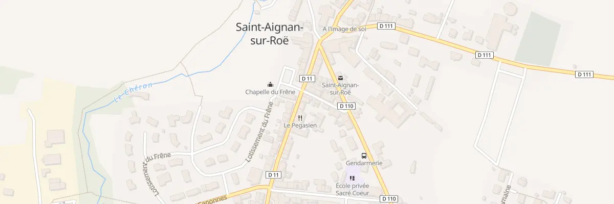 Plan du 12 Rue Relais des Diligences à Saint-Aignan-sur-Roë