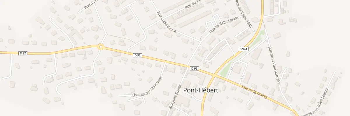 Plan du 110 Rue d’Esglandes à Pont-Hébert