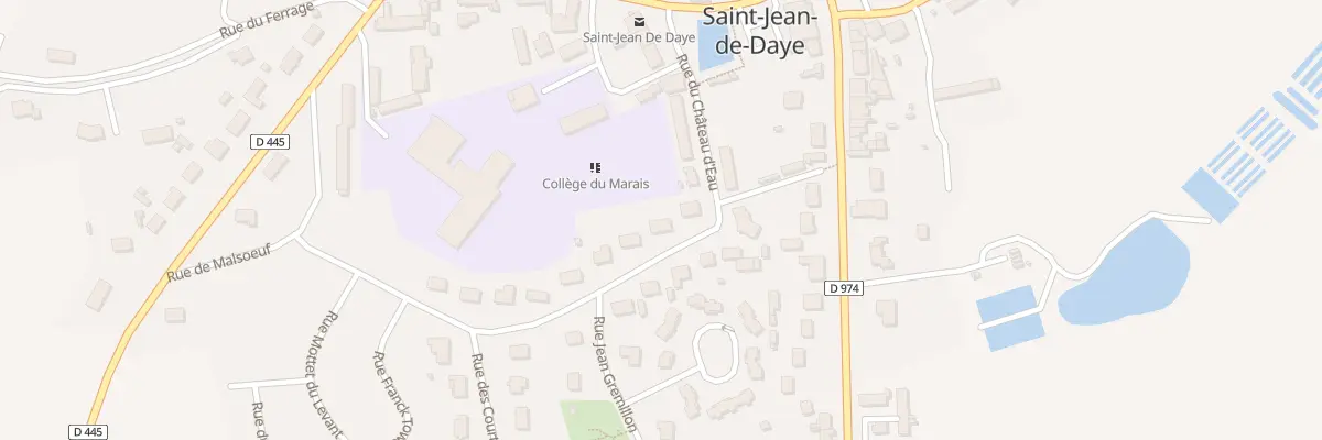 Plan du 4 Rue du Chanoine Pouchin à Saint-Jean-de-Daye