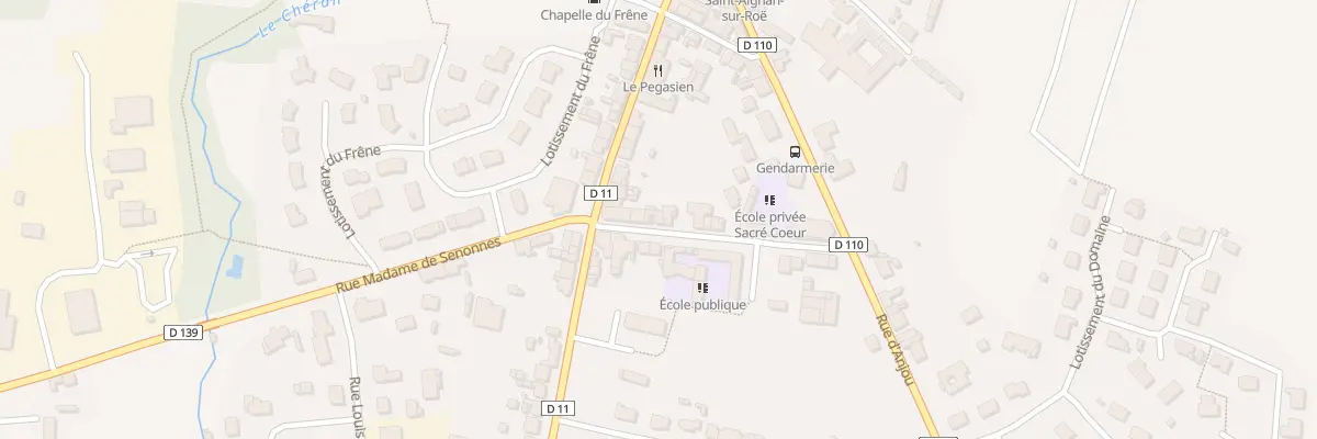 Plan du 11 Bd Charles de Gaulle à Saint-Aignan-sur-Roë