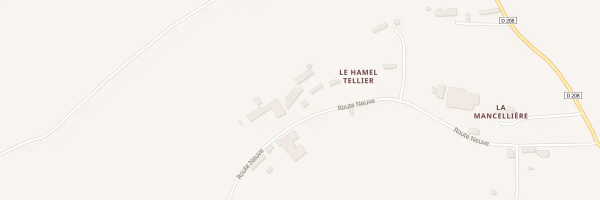 Plan du 12 Rte Neuve à Montabot