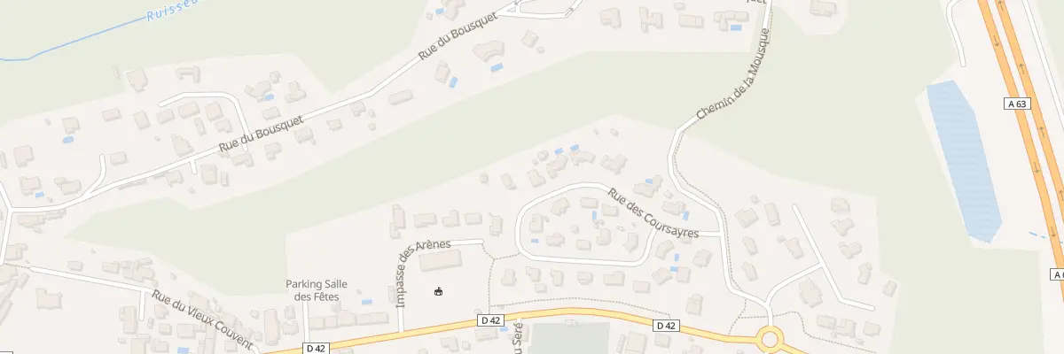 Plan du 174 Rue des Coursayres à Castets