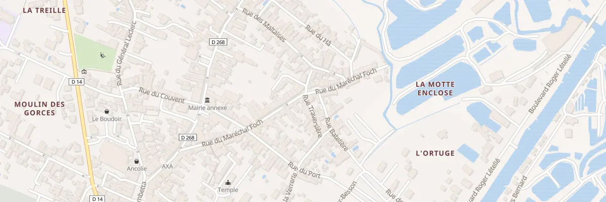 Plan du 34 Rue du Maréchal Foch à La Tremblade