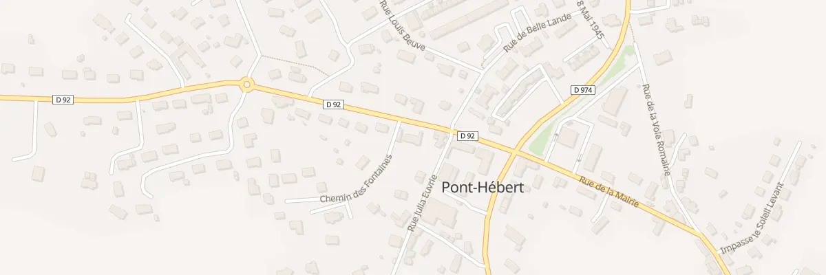 Plan du 7 Rue d’Esglandes à Pont-Hébert