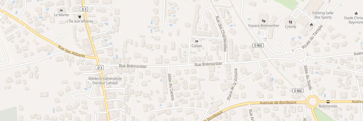 Plan du 21 Rue Bremontier à Arès