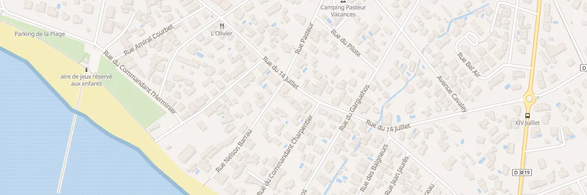 Plan du 48 Rue du Quatorze Juillet à Arès