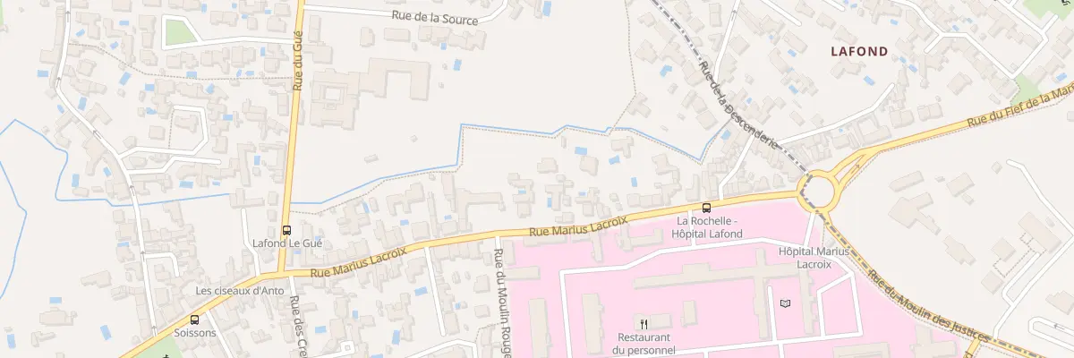Plan du 133 Rue Marius Lacroix à La Rochelle