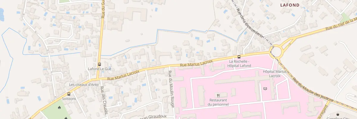 Plan du 127 Rue Marius Lacroix à La Rochelle