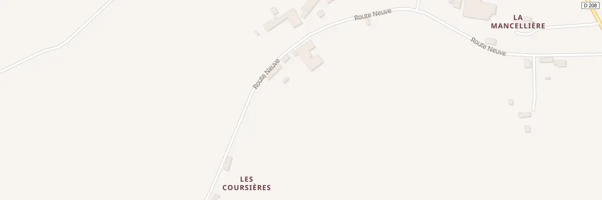 Plan du 13 Rte Neuve à Montabot