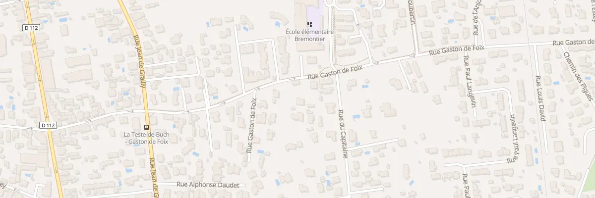 Plan du 58B Rue Gaston de Foix à La Teste-de-Buch