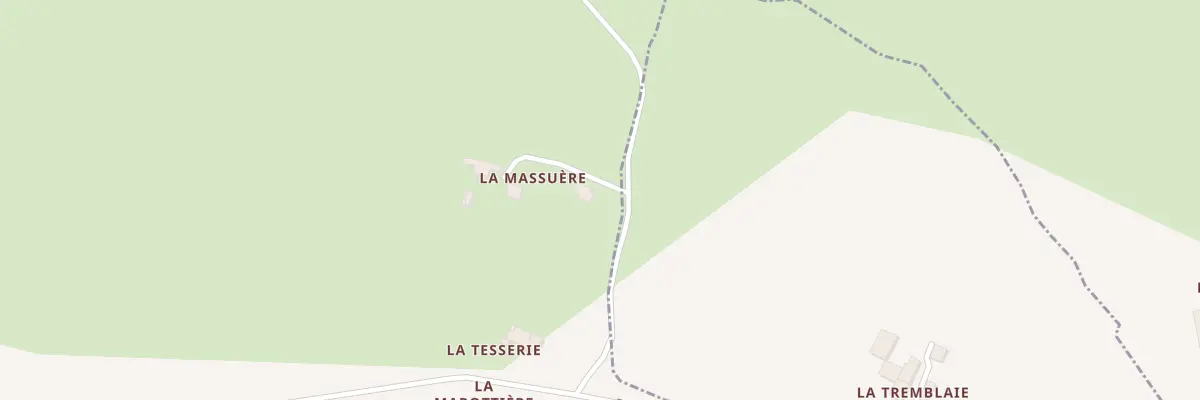 Plan du 25 Che de la Massuère à Cuillé