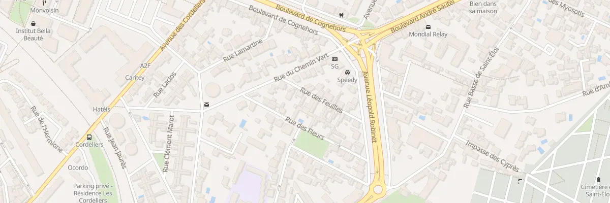Plan du 19 Rue des Feuilles à La Rochelle
