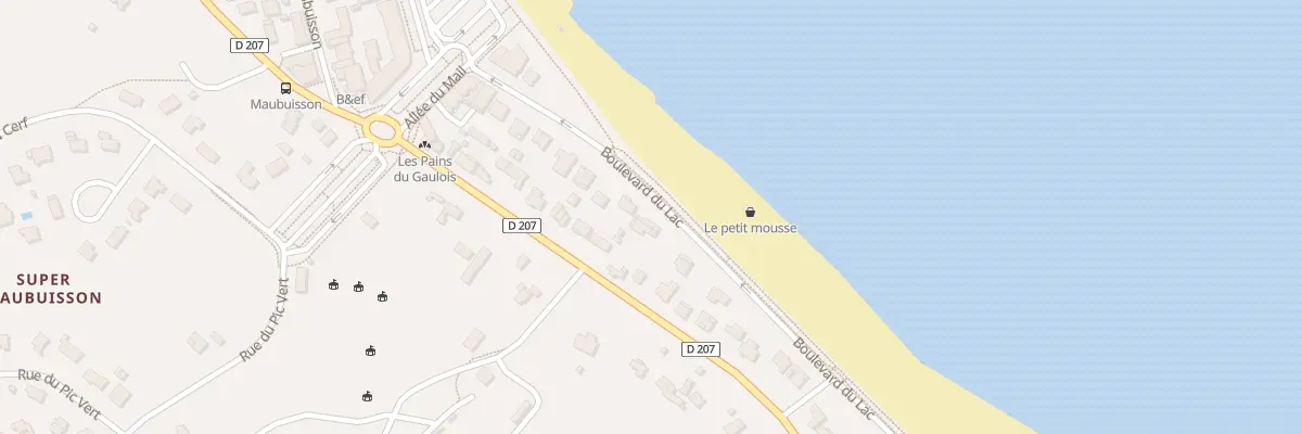 Plan du 87 Bd du Lac à Carcans
