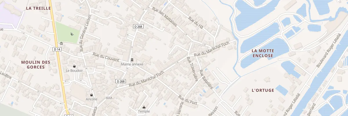 Plan du 21 Rue du Maréchal Foch à La Tremblade