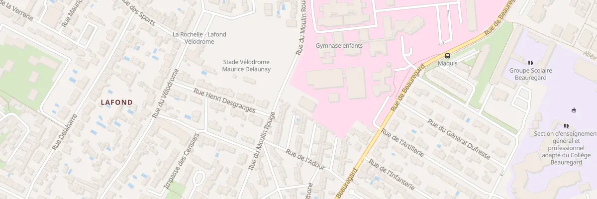 Plan du 60 Rue du Moulin Rouge à La Rochelle