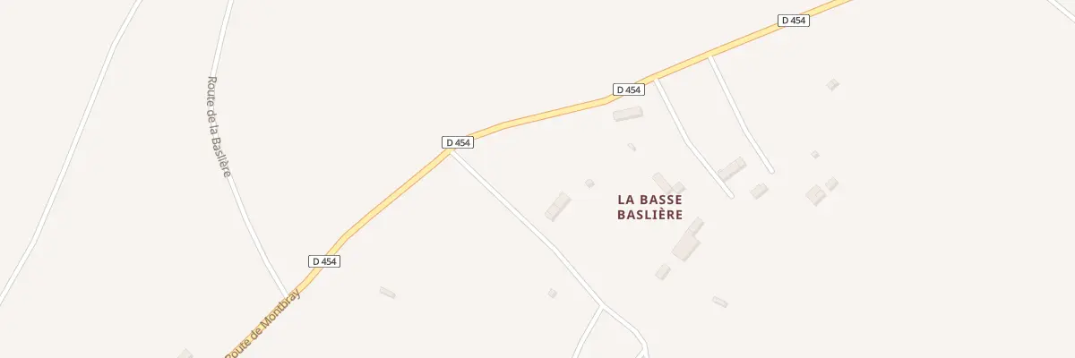 Plan du 5160 La Basse Basliere à Beslon