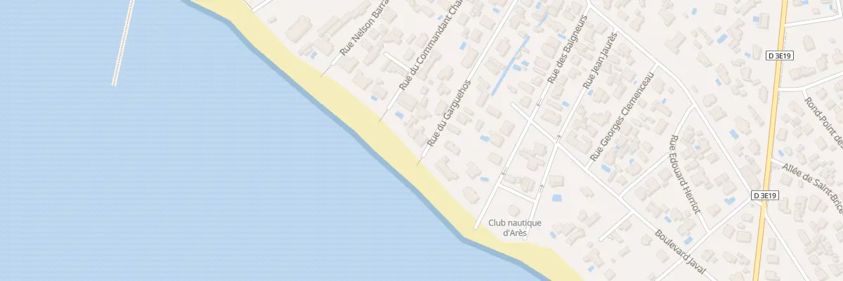 Plan du 1 Rue du Garguehos à Arès