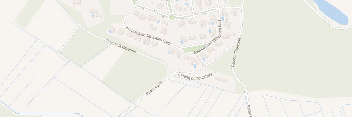 Plan du 18 Av Jean Sebastien Bach aux Mathes