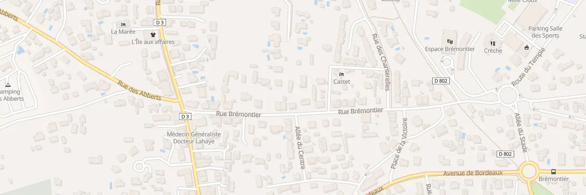 Plan du 17 Rue Bremontier à Arès