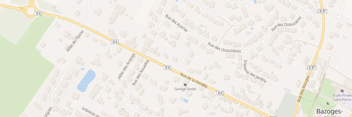 Plan du 58 Rue de la Vendée à Bazoges-en-Paillers