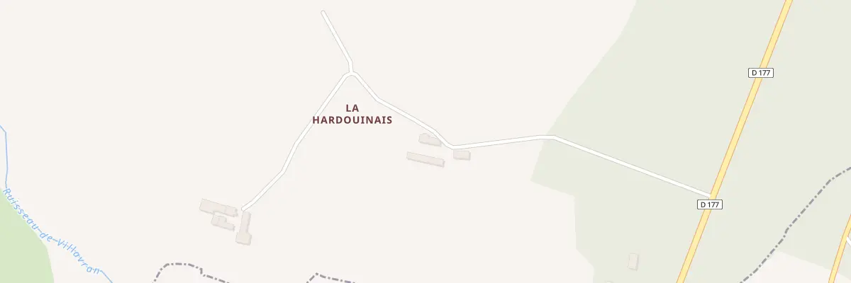 Plan du 319 La Hardouinais à Louvigné-du-Désert