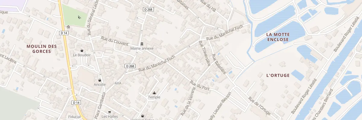 Plan du 22 Rue du Maréchal Foch à La Tremblade