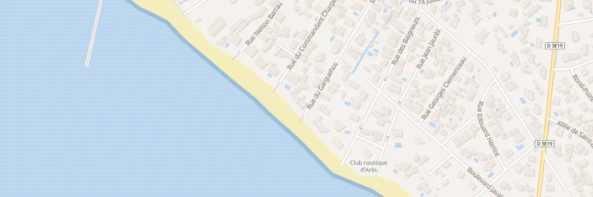 Plan du 3 Rue du Garguehos à Arès