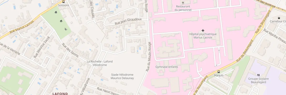 Plan du 109 Rue du Moulin Rouge à La Rochelle