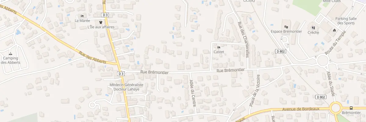Plan du 15 Rue Bremontier à Arès