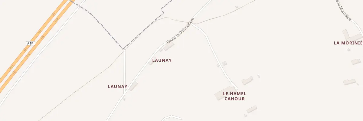 Plan du 331 Rte la Doisnellière à Montbray