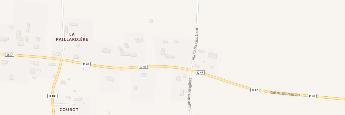 Plan du 145 Rue du Mortainais Le Mesnil Bo à Isigny-le-Buat