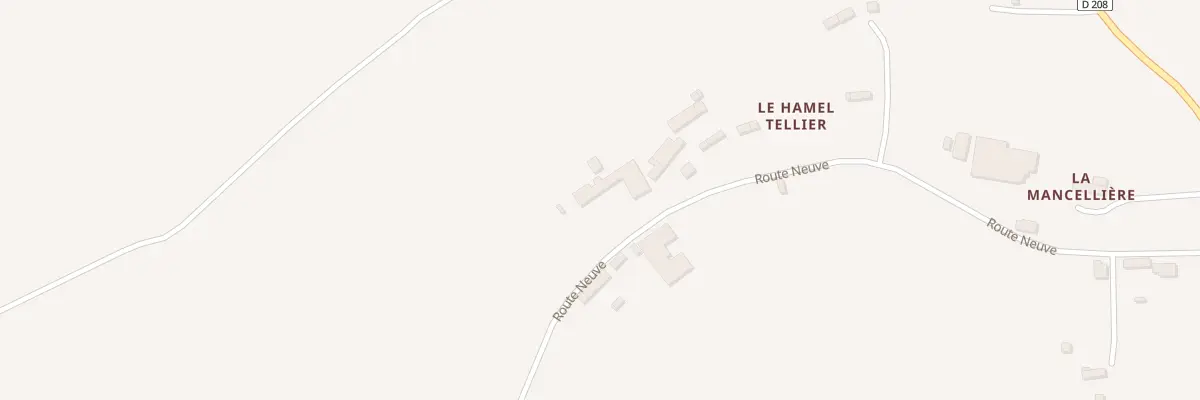 Plan du 14 Rte Neuve à Montabot