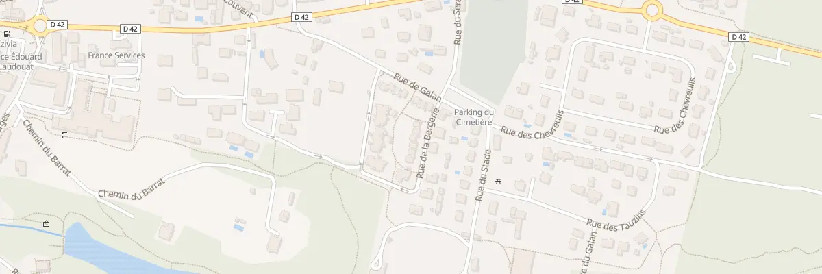 Plan du 275 Rue de la Bergerie à Castets