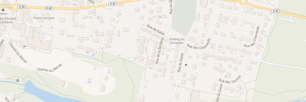 Plan du 263 Rue de la Bergerie à Castets